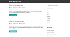 Desktop Screenshot of ejemplosde.net